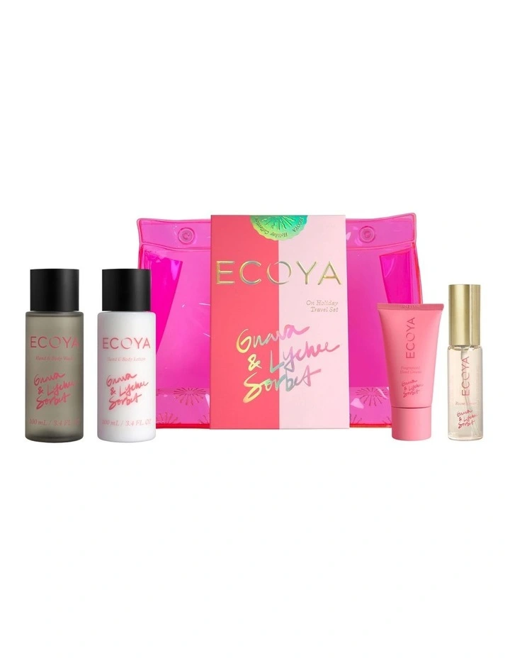 New π₯ ECOYA Guava & Lychee Sorbet On Holiday Travel Gift Set π 3 New π₯ ECOYA Guava & Lychee Sorbet On Holiday Travel Gift Set π