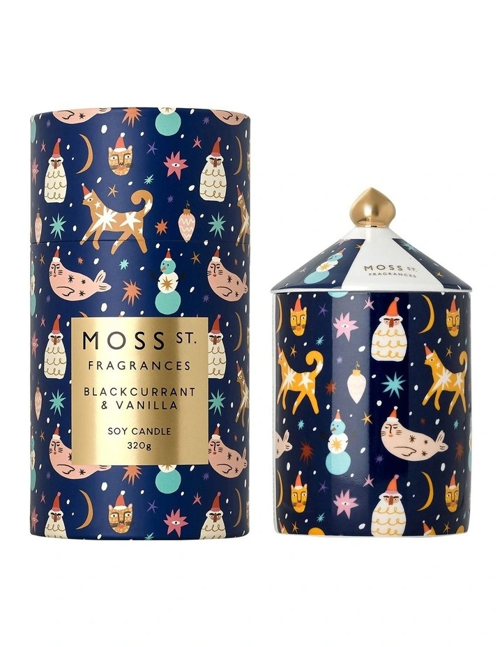 Hot Sale π Moss St. Fragrances Blackcurrant & Vanilla Large Ceramic Soy Candle 320g π 3 Hot Sale π Moss St. Fragrances Blackcurrant & Vanilla Large Ceramic Soy Candle 320g π