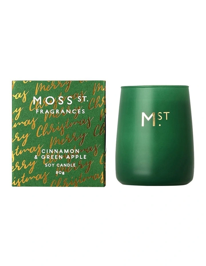 Budget π₯° Moss St. Fragrances Cinnamon & Green Apple Mini Candle Card Box 80g β¨ 3 Budget π₯° Moss St. Fragrances Cinnamon & Green Apple Mini Candle Card Box 80g β¨