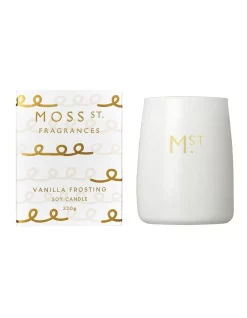 Best Pirce 🌟 Moss St. Fragrances Vanilla Frosting Large Soy Candle 320g 🔔