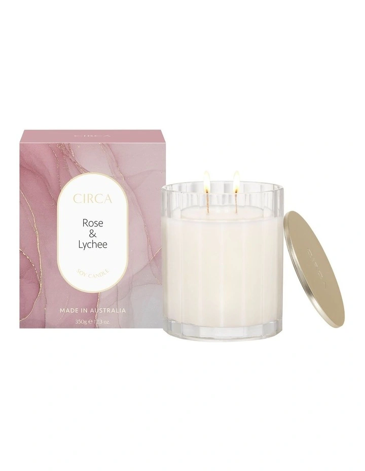 Flash Sale π₯ CIRCA Rose & Lychee Scented Soy Candle 350g β 3 Flash Sale π₯ CIRCA Rose & Lychee Scented Soy Candle 350g β