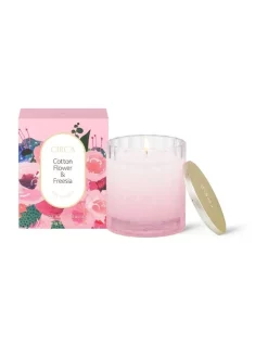 Cheap β CIRCA Cotton Flower & Freesia Scented Soy Candle 60g π