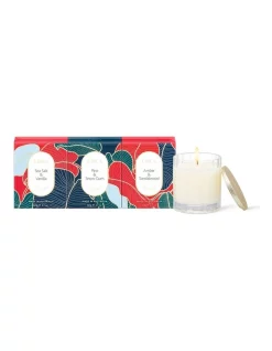 Budget 🧨 CIRCA 🎄 Christmas Mini Candle Trio Set 👏