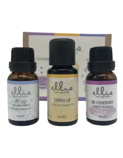 New π Ellia Be Centered/Let Go/Open Up Essential Oil 15ml 3 Pack π