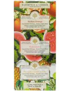 Best Sale 🔥 Wavertree & London Fruit Trio Soap Pack 👍