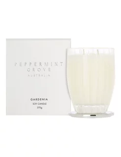 Budget ✔️ Peppermint Grove Australia Gardenia Large Soy Candle 370g 🌟