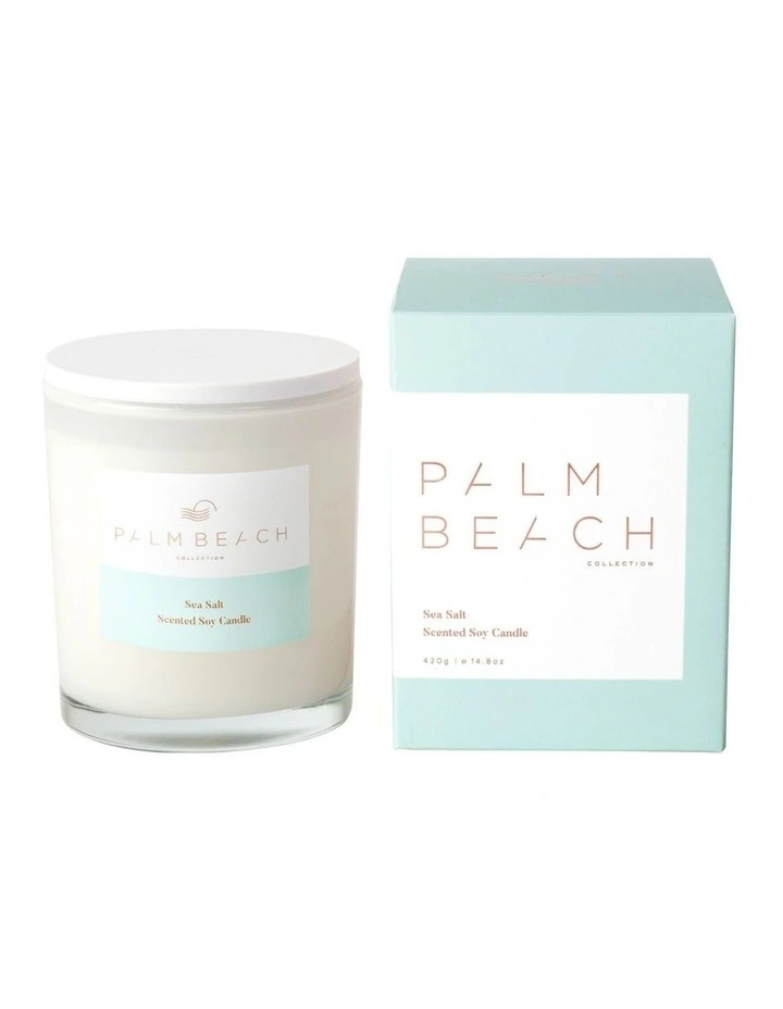 Brand new 𧨠Palm Beach Collection Sea Salt 420g Scented Soy Candle π― 3 Brand new 𧨠Palm Beach Collection Sea Salt 420g Scented Soy Candle π―