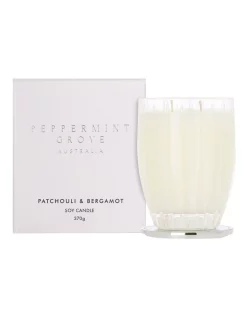 Best deal ✔️ Peppermint Grove Australia Patchouli & Bergamot Large Soy Candle 370g 👍