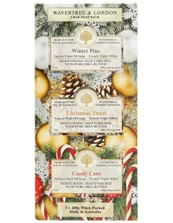 Outlet 😍 Wavertree & London 🎁 Christmas Trio Soap Set ❤️