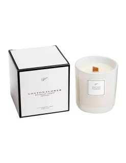 Cheapest 🎁 Sohum Eco Cedarwick Candle Cotton Flower ⌛
