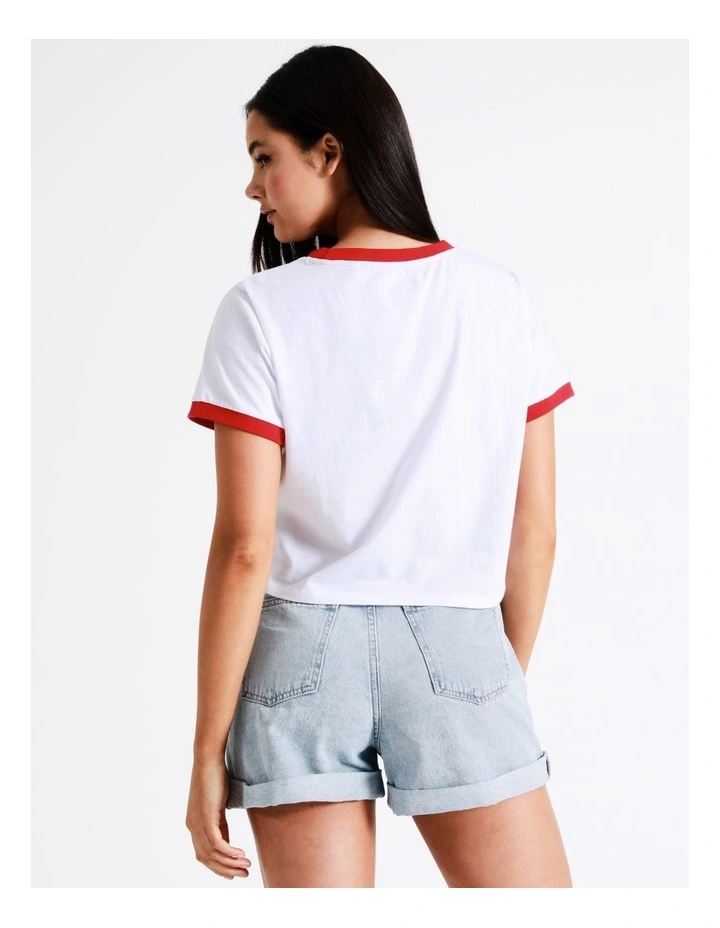 Best Pirce π Miss Shop Stranger Things Retro Cropped Tee In White π― 9 Best Pirce π Miss Shop Stranger Things Retro Cropped Tee In White π― - Image 7