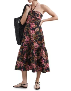 Wholesale 😍 French Connection Tropical Halter Neck 👗 Dress In Black ❤️ -candle shop unnamed file 783