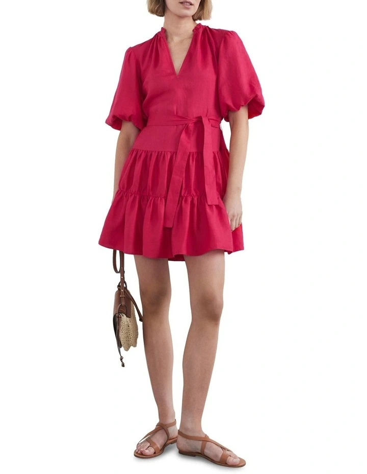 Cheapest π French Connection Frill Linen Tiered π Dress In Fuschia π₯ 5 Cheapest π French Connection Frill Linen Tiered π Dress In Fuschia π₯ - Image 3
