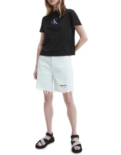 Promo 👍 Calvin Klein 👖 Jeans Gradient Tee In Black 🤩 -candle shop unnamed file 807