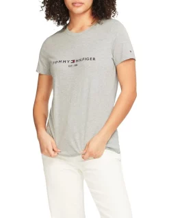 Best deal ✨ Tommy Hilfiger Heritage Crew Neck Tee In Grey 👍
