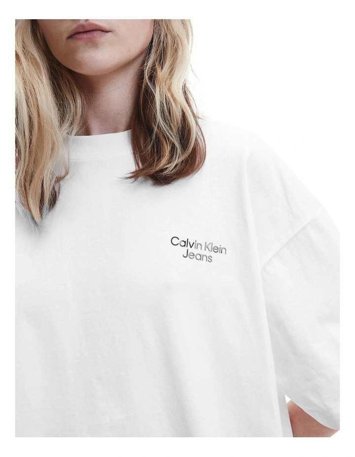 Brand new β Calvin Klein π Jeans Oversized Tee In White π 4 Brand new β Calvin Klein π Jeans Oversized Tee In White π - Image 2