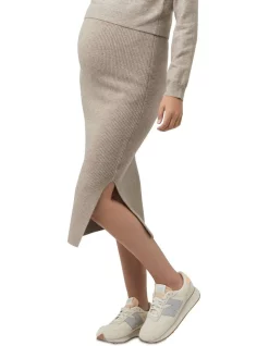 New 🔥 Ripe Dani Knit 👗 Skirt Latte 🌟 -candle shop unnamed file 850