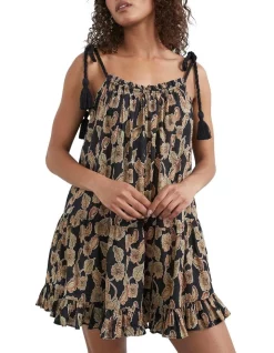Deals ✨ French Connection Resort Floral Paisley 👗 Dress In Brown 🌟