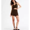 Top 10 ⭐ Miss Shop Organic Cotton Crochet Short In Brown 🛒