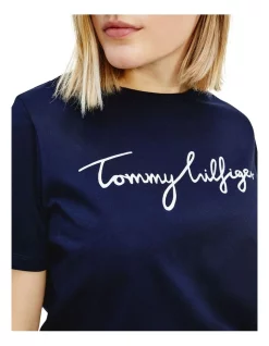 Best reviews of 💯 Tommy Hilfiger Curve Regular Graphic Crew-Neck Tee In Desert Sky Blue 🤩 -candle shop unnamed file 889