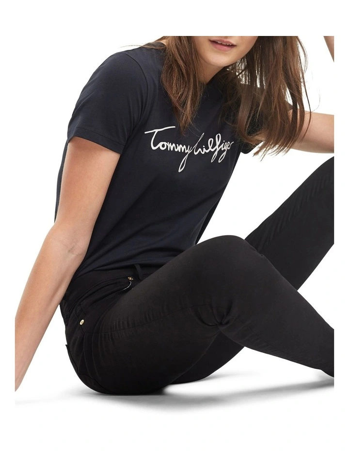 Cheapest π Tommy Hilfiger Heritage Crew Neck Graphic Tee In Black π― 5 Cheapest π Tommy Hilfiger Heritage Crew Neck Graphic Tee In Black π― - Image 3