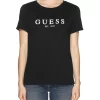 Promo 🧨 Guess 1981 Rolled Cuff Tee Black 🌟
