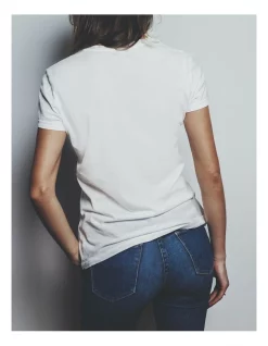 Buy ⌛ Emerge 👩 Woman Ash T 👕 Shirt In White 🎉 -candle shop unnamed file 912