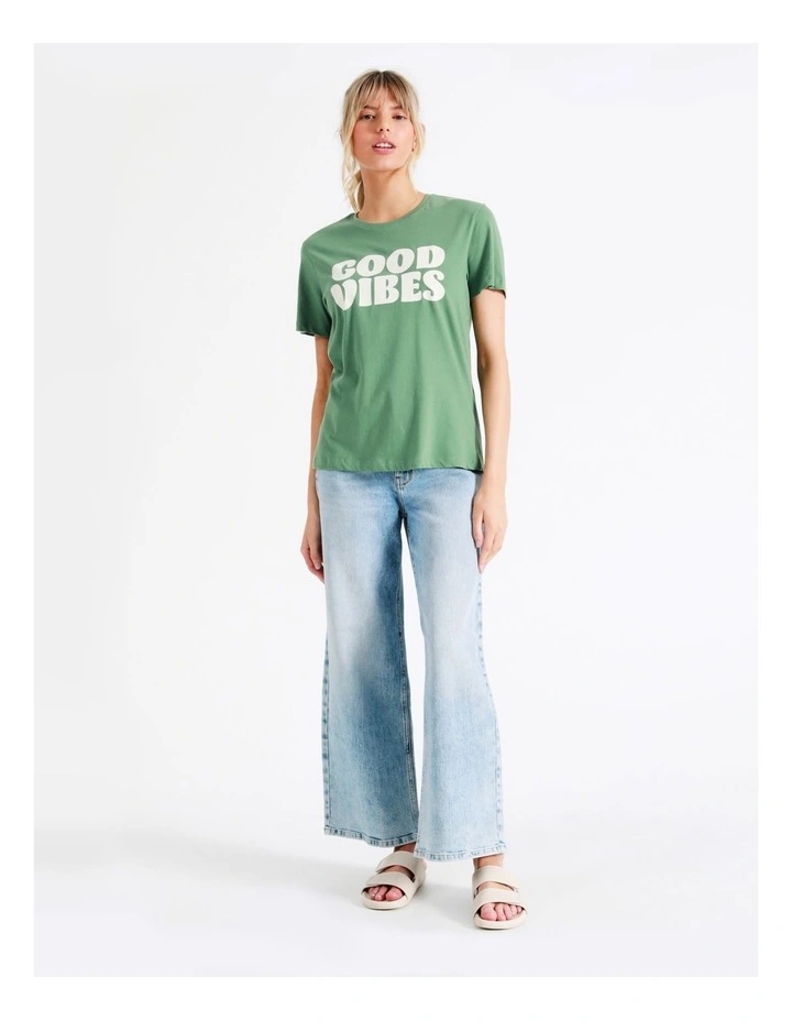 Flash Sale ⨠ONLY Zodia Reg Short Sleeve Vibe Top In Dark Ivy 𧨠5 Flash Sale ⨠ONLY Zodia Reg Short Sleeve Vibe Top In Dark Ivy 𧨠- Image 3